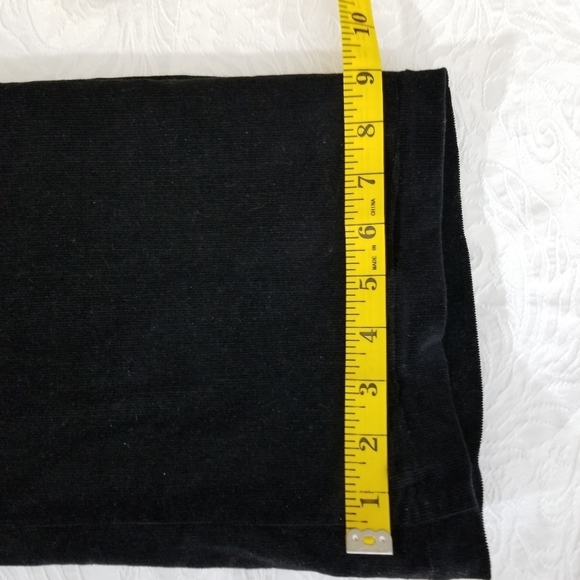 Haggar petite soft corduroy size 10 black pants - Picture 9 of 15